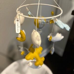 Airplane Baby Mobile (gender neutral) handmade USA nursery decor
